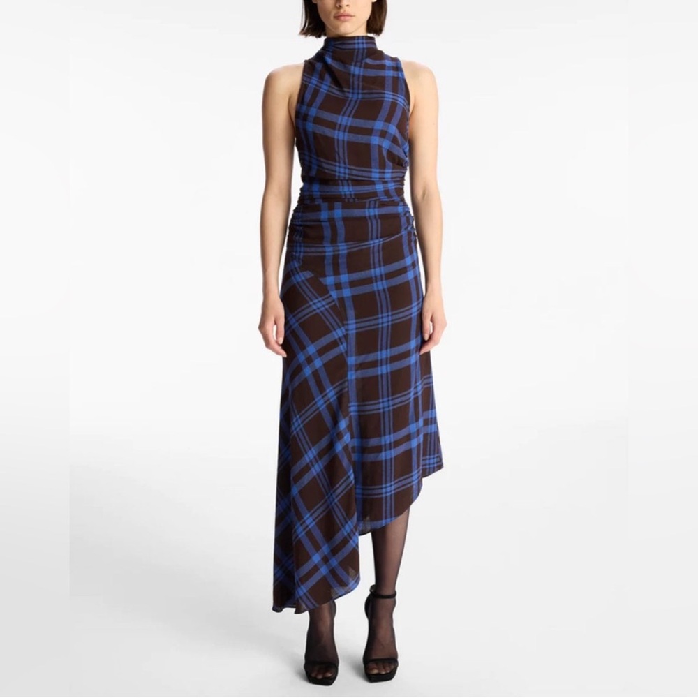 A.L.C. Brown and Royal Iggy Dress